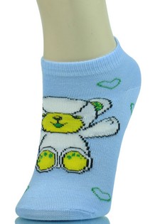 TEDDY BEAR LOW CUT SOCKS style 3