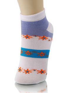 SNOWFLAKE BAND LOW CUT SOCKS style 3