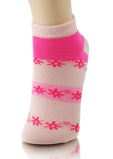 SNOWFLAKE BAND LOW CUT SOCKS style 5