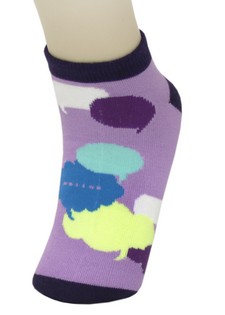 TALKING BUBBLES LOW CUT SOCKS style 5