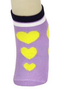 GRADUATING HEARTS LOW CUT SOCKS style 2