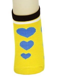 GRADUATING HEARTS LOW CUT SOCKS style 3