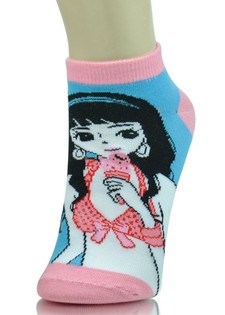 BIKINI GIRL LOW CUT SOCKS style 4