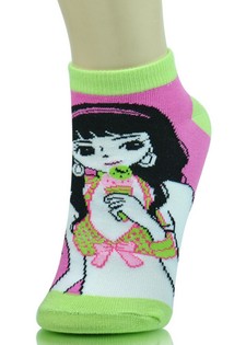 BIKINI GIRL LOW CUT SOCKS style 6