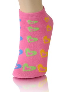 HEARTS IN A ROW LOW CUT SOCKS style 6