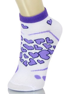 HEART CLUSTERS LOW CUT SOCKS style 2