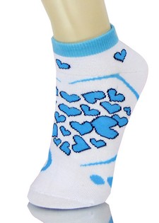 HEART CLUSTERS LOW CUT SOCKS style 5