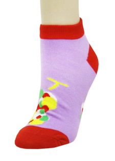 CIRCULAR CLUSTER LOW CUT SOCKS style 6