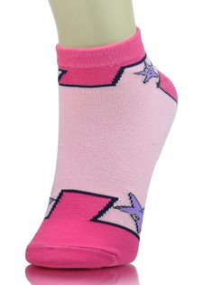 STARS AND BRICKS VIDEO GAME LOW CUT SOCKS style 2