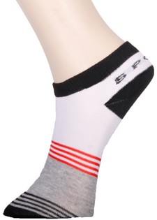 3 Pair Pack Low Cut Design Spandex Socks