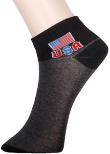 USA FLAG LOW CUT SOCKS style 2