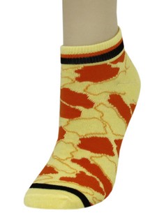 GIRAFFE PRINT LOW CUT SOCKS style 2