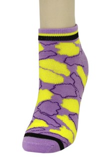 GIRAFFE PRINT LOW CUT SOCKS style 5