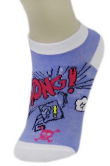 COMIC BOOK LOW CUT SOCKS style 2