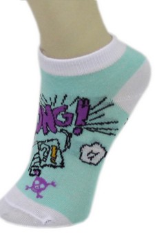 COMIC BOOK LOW CUT SOCKS style 4