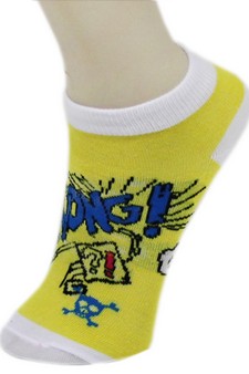 COMIC BOOK LOW CUT SOCKS style 6