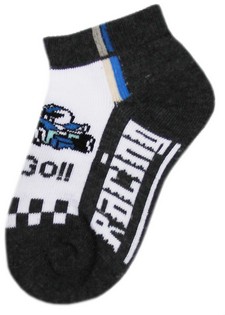 RACE CAR NO SHOW SPANDEX SOCKS style 3