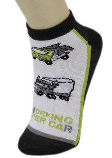 WORKING TRUCKS BOYS LOW CUT SOCKS style 3