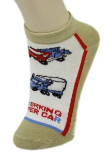 WORKING TRUCKS BOYS LOW CUT SOCKS style 4