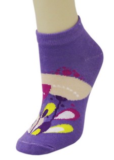 RETRO FLOWERS LOW CUT SOCKS style 4