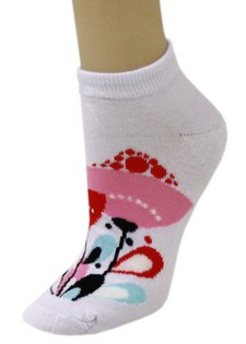 RETRO FLOWERS LOW CUT SOCKS style 5