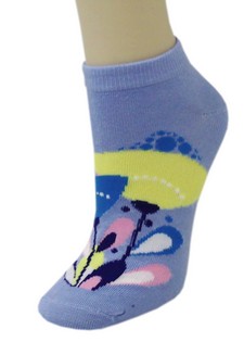 RETRO FLOWERS LOW CUT SOCKS style 6