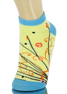 FLORAL BURST LOW CUT SOCKS style 3