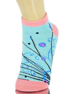 FLORAL BURST LOW CUT SOCKS style 4