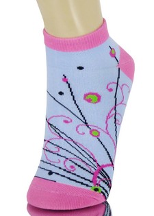 FLORAL BURST LOW CUT SOCKS style 5