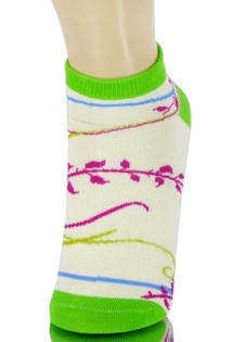 WRAPAROUND VINES LOW CUT SOCKS style 6