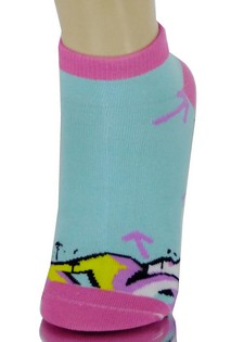 COLORFUL ARROWS LOW CUT SPANDEX SOCKS style 4