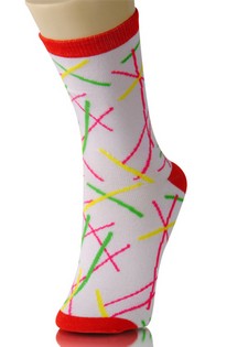 PIXIE STIX CREW SOCKS style 4