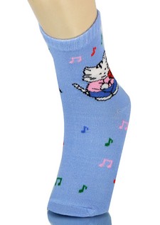 KITTY CAT GIRLS COMPUTER SOCKS style 3