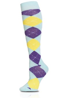 Colorful Argyle Knee High Scoks style 5