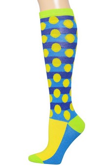 Striped Polka Dot Knee High Socks style 5