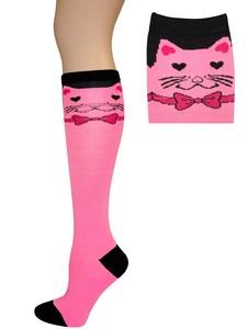 Single Pair Pack Fashion Design Knee High Socks style 2