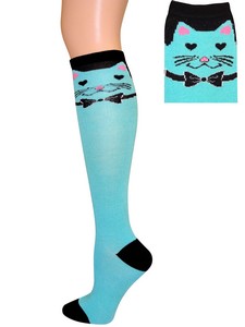 Single Pair Pack Fashion Design Knee High Socks style 3