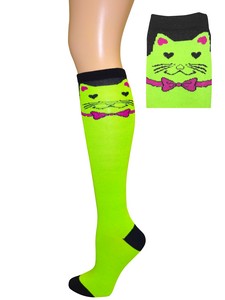 Single Pair Pack Fashion Design Knee High Socks style 5