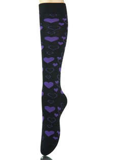 VARIETY OF HEARTS KNEE HIGH SOCKS style 4