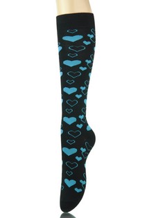 VARIETY OF HEARTS KNEE HIGH SOCKS style 5