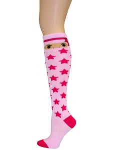 Single Pair Pack Fashion Design Knee High Socks style 2