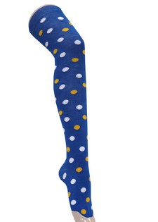 COLORFUL POLKA DOTS THIGH HIGH SOCKS style 4