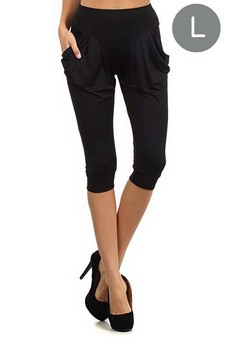 Lady's Harem Capri Pants - (Large only) style 2