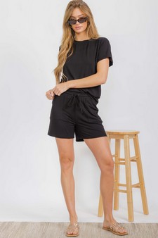 Women's Everyday French Terry Pocket Shorts style 5
