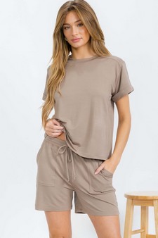 Women's Everyday French Terry Pocket Shorts style 4