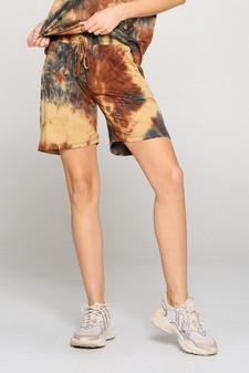 Women's Tie Dye Print Relaxed Shorts - TOP: TP2260 style 5