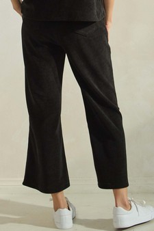 Women’s Wide Leg Corduroy Cropped Pants style 2