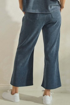 Women’s Wide Leg Corduroy Cropped Pants style 2