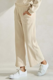 Women’s Wide Leg Corduroy Cropped Pants style 3