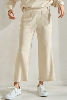 Women’s Wide Leg Corduroy Cropped Pants style 4